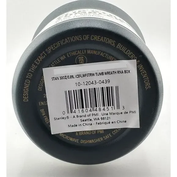 Stanley The Cheers & Cheer IceFlow Flip Straw Tumbler30 OZ; WREATH